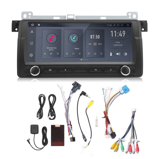 Vehicle GPS Navigation Bluetooth Android 10.0 8.8in with Steering Control - E462+32G