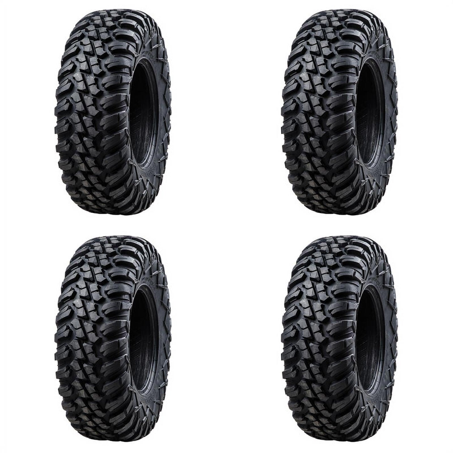 (4 Pack) Tusk Terrabite Radial Tire 28x10-14 Medium/Hard Terrain For TEXTRON STAMPEDE 2018-2019