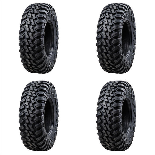 (4 Pack) Tusk Terrabite Radial Tire 28x10-14 Medium/Hard Terrain For TEXTRON STAMPEDE 2018-2019