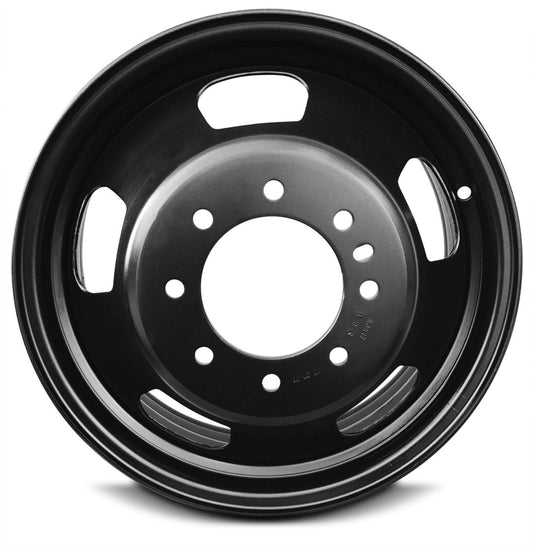 Wheel Rim for 2003-2018 Dodge Ram 3500 DRW 17 in Black Steel Rim Direct Fit