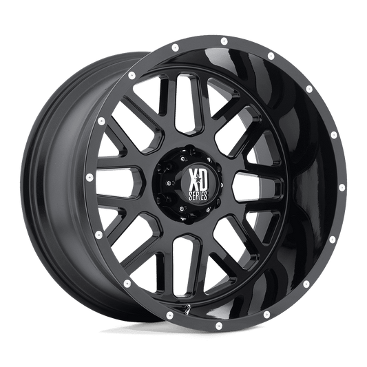 XD Cast Aluminum Rim XD820 18X9 5X5.0 S-BLK 18MM, XD82089050718US