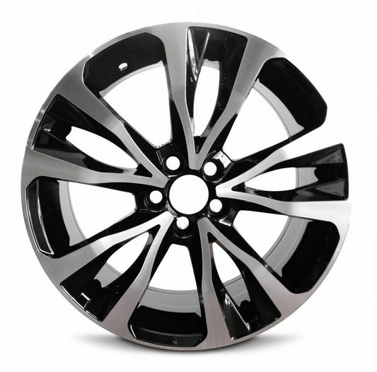 Wheel Rim for 2017-2019 Toyota Corolla 17 in Black Aluminum Rim Direct Fit