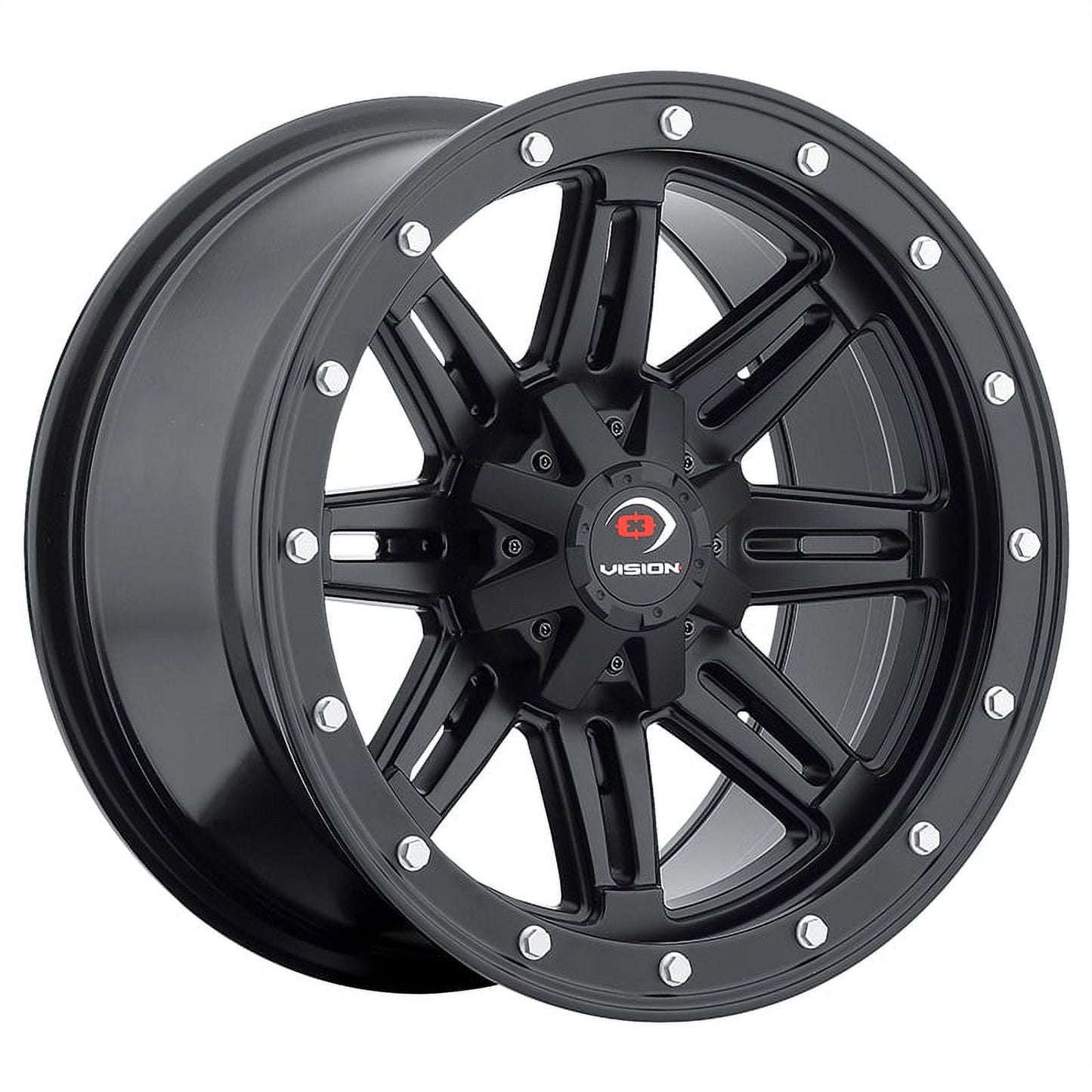 Vision Five Fifty 14x7 4x156 2.5et Matte Black Wheel