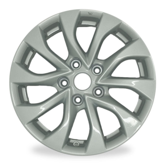 Velospinner Alloy 16 x 6.5 Automotive Rim Brand New Single Wheel for Sentra 2016 - 2019 Silver OEM Grade Replacement 62756