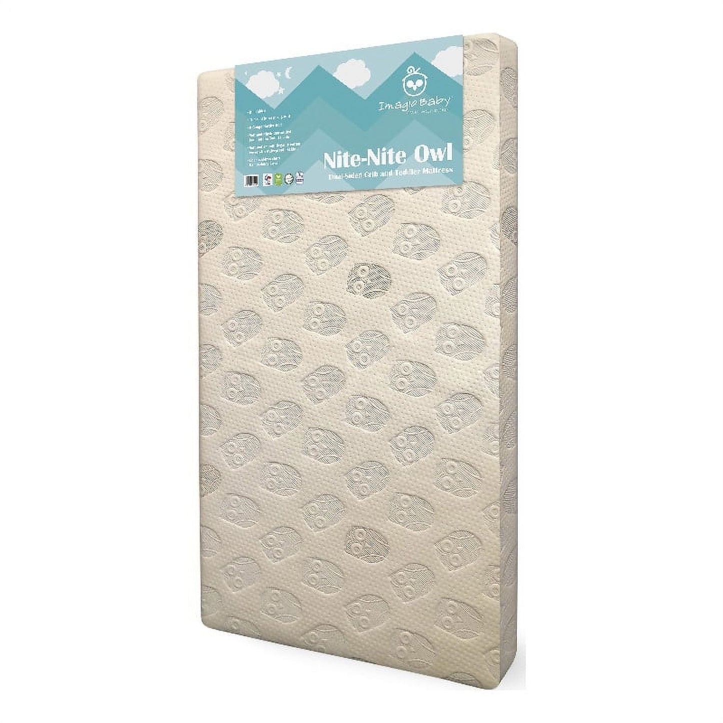 Westwood Design Mattress Fabric Nite-Nite Dual Sided Crib Mattress in Cream