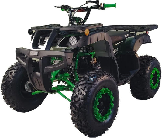 X-Pro 200cc ATV Quad Full Size 4 Wheeler Utility Adult ATV, Automatic Transmission Reverse Big Wheel