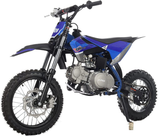 X-Pro Brand New 110cc Pit Dirt Bike, with Semi-Automatic Transmission Big Kick Start 14/12 Tires