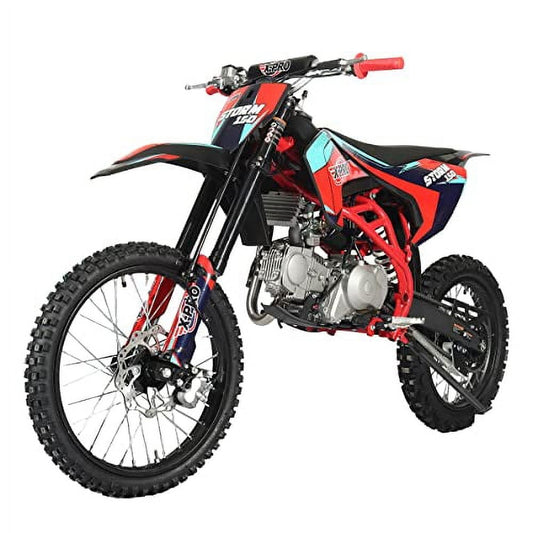 X-Pro Brand New 150cc Gas Pit Dirt Bike, 4 Manual Transmission Electric/Kick Start 19/16 Tires