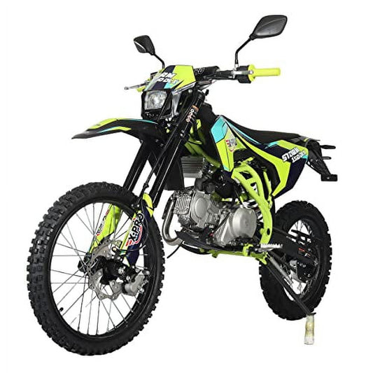 X-Pro Brand New 150cc Gas Pit Dirt Bike with All lights, 4-Speed Manual Transmission, 19/16 Tires