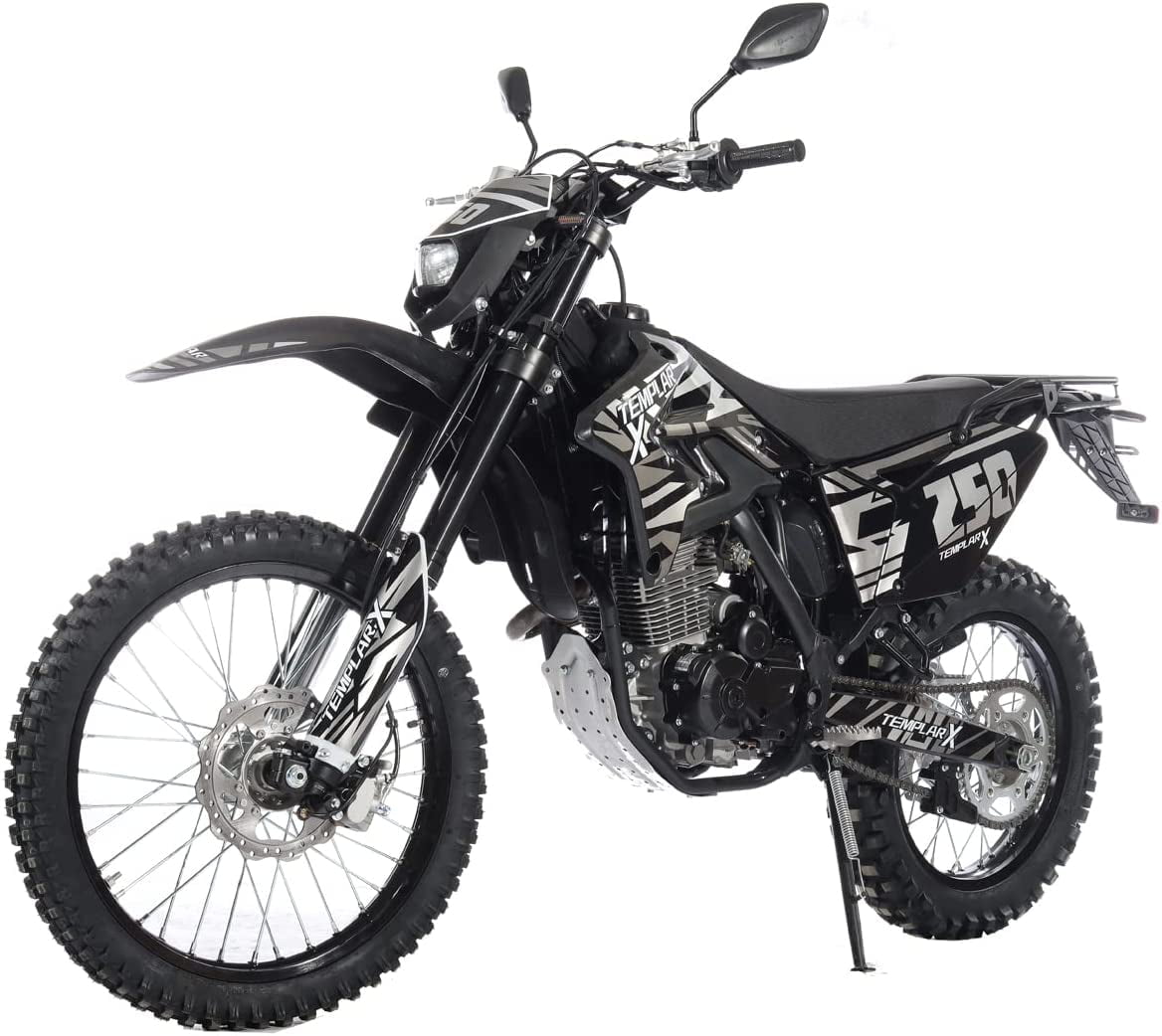 X-Pro Brand New Templar X 250cc Dirt Bike, with 6 Manual Transmission E-Start 21/18 Wheels