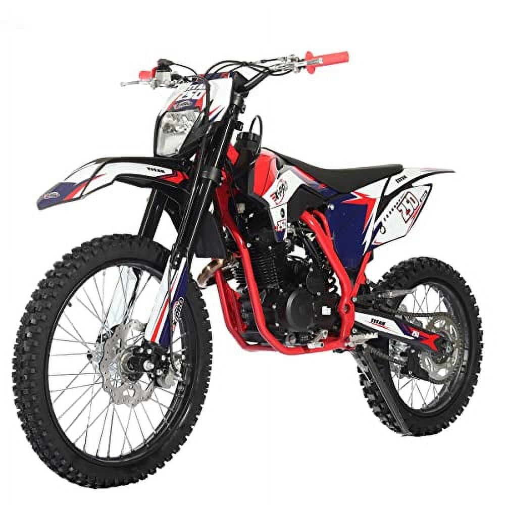 X-Pro Brand New Titian 250cc Gas Pit Dirt Bike, 5-Speed Manual Transmission, Electric/Kick Start!