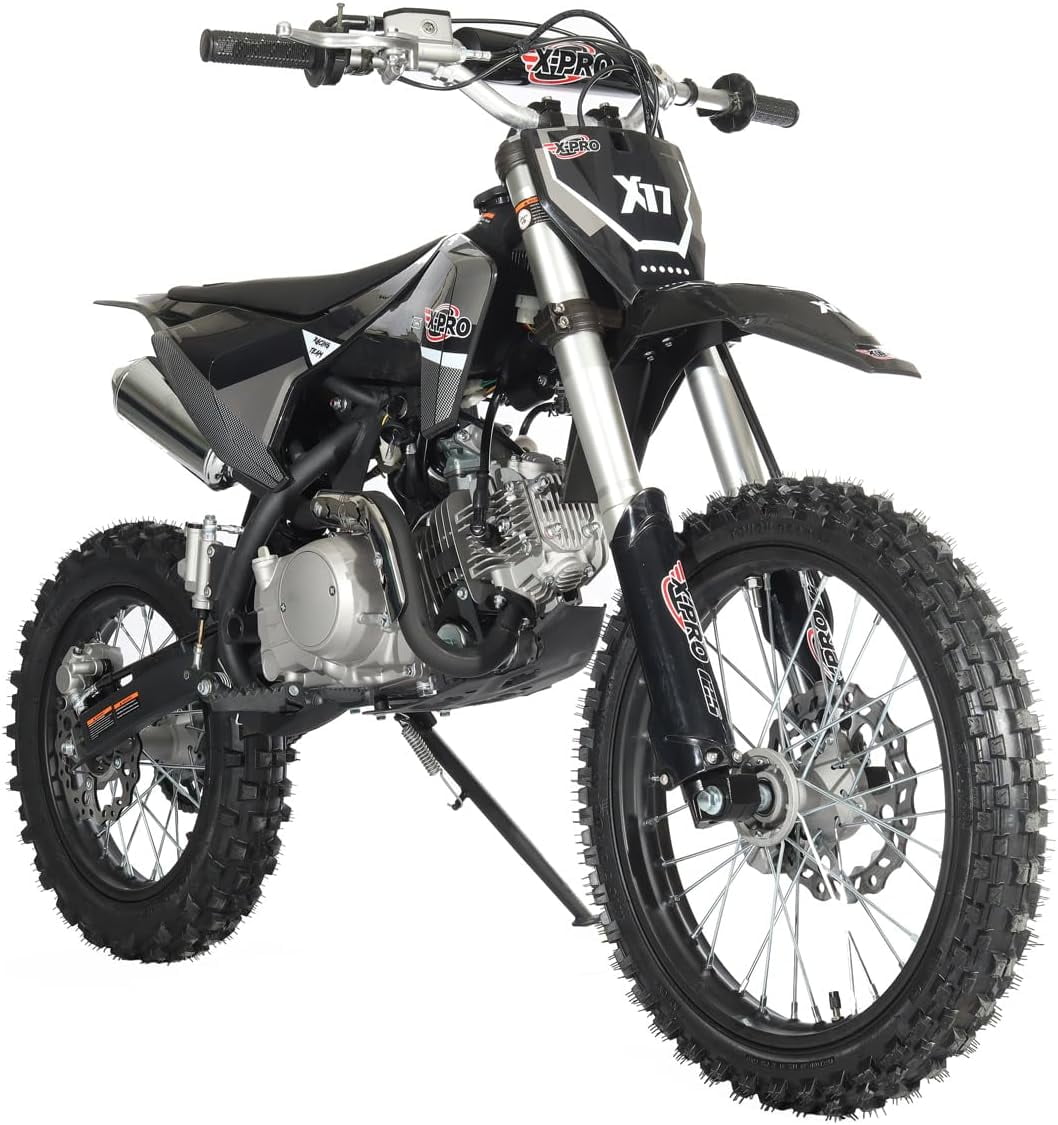 X-Pro Brand New X17 125cc Dirt Bike with Automatic Transmission Electirc Start, 17/14 Tires