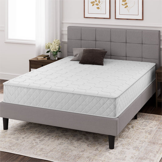 Zinus 8 Quilted Hybrid Mattresses of Comfort Foam and Pocket Spring, Adult, Twin-XL