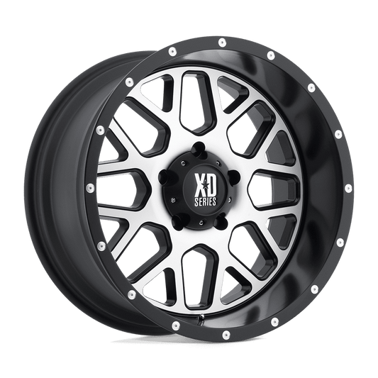 XD Cast Aluminum Rim XD820 18X9 5X150 S-BLK MACH 18MM, XD82089058518US