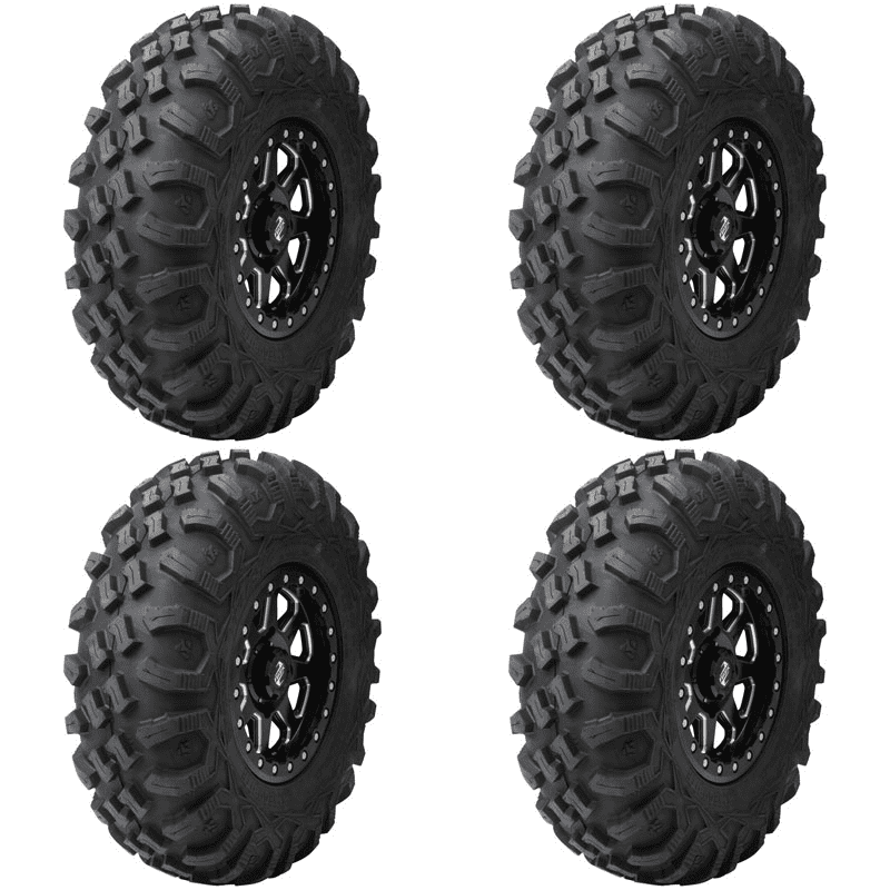 (4 Pack) Tusk Megabite Radial Tire 28x10-14 For POLARIS Sportsman 570 Premium 2022